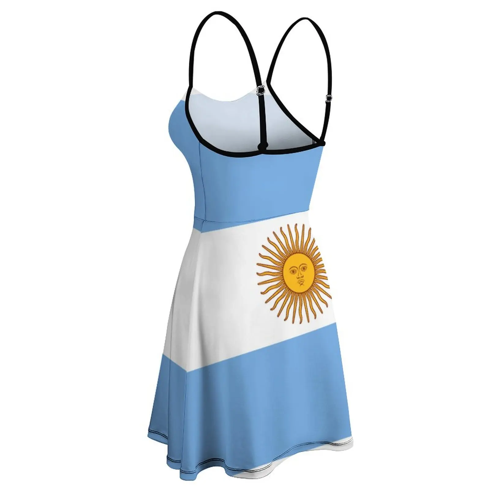 ARGENTINA Vestido de tirantes con bandera de Argentina para mujer, ropa Sexy clásica, divertida y novedosa, ideal para fiestas