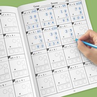 Writing Exercise Book Children's Multiplication and Division Math Improvement Exercises A4 Notebook Daily Practice