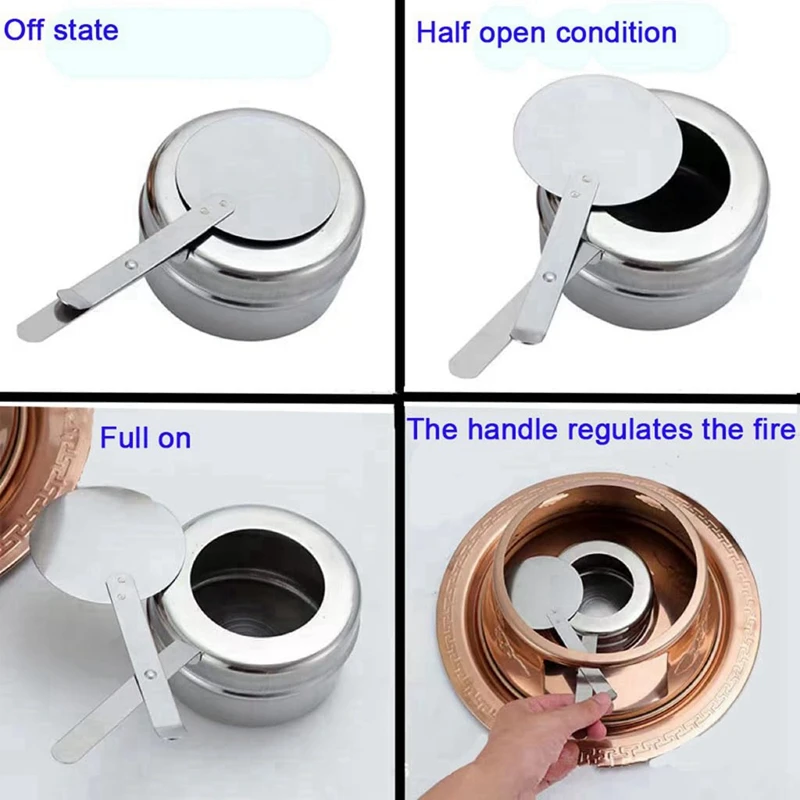 

Vertical alcohol stove Alcohol Fuel Rack with Safety Cover Vertical Alcohol Stove for Buffets