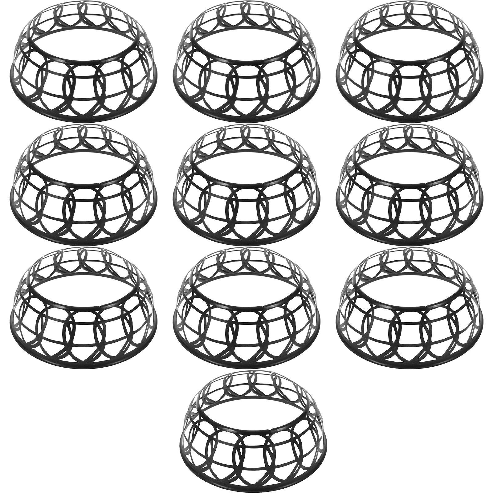 

10 pcs Plastic Safety Inner Ring Hard Insert Hat Liner Replacement Elastic Hollow Cap Pad Lightweight Universal Fit For