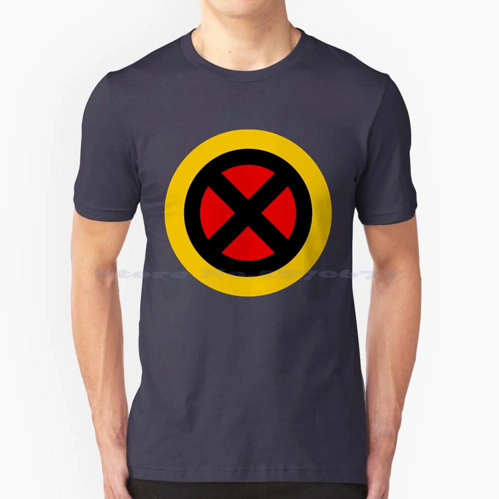 X Logo T Shirt 100% Cotton Tee X Men Xmen Logan Mutant Cyclops America Hugh Jackman Magneto Hawkeye Movie The X 23 Captain Fury