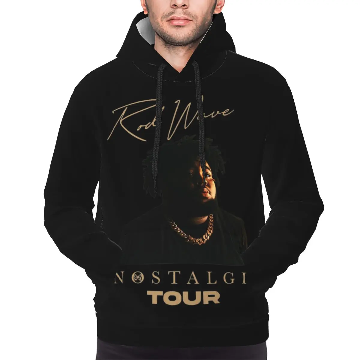 Rod Wave Nostalgia Tour 2024 Hoodie Men Women Sweatshirt Graphic Hip Hop Kanga Pocket Hoodies Hoodie Pullover Long Sleeve Shirts