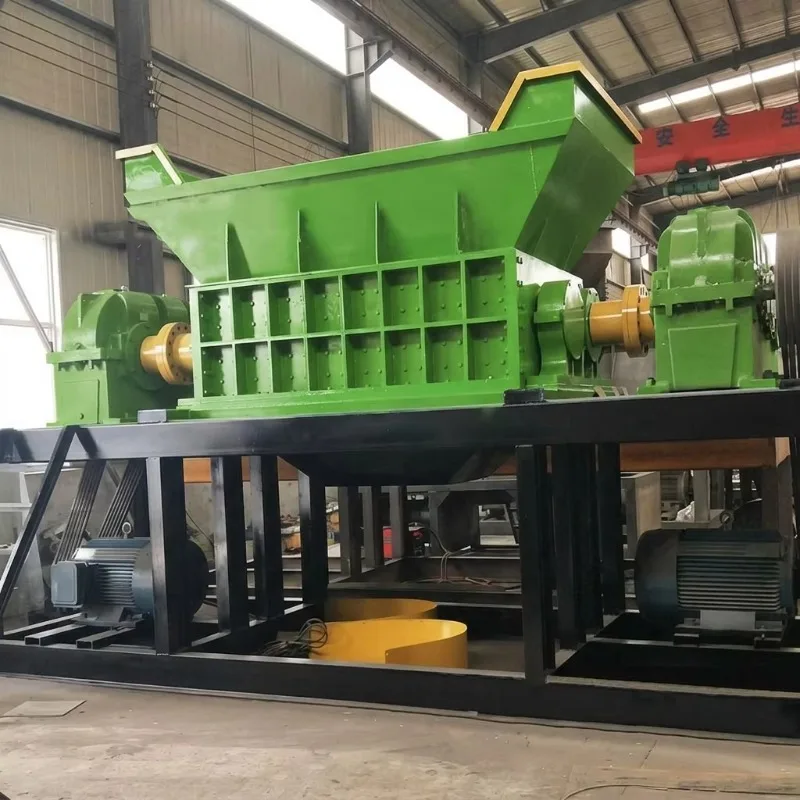 Powerful Double Shaft Car Shredder for Scrap Metal Vehicle Recycling Industrial Heavy Duty Tricycle Bicycle Shredding Machine