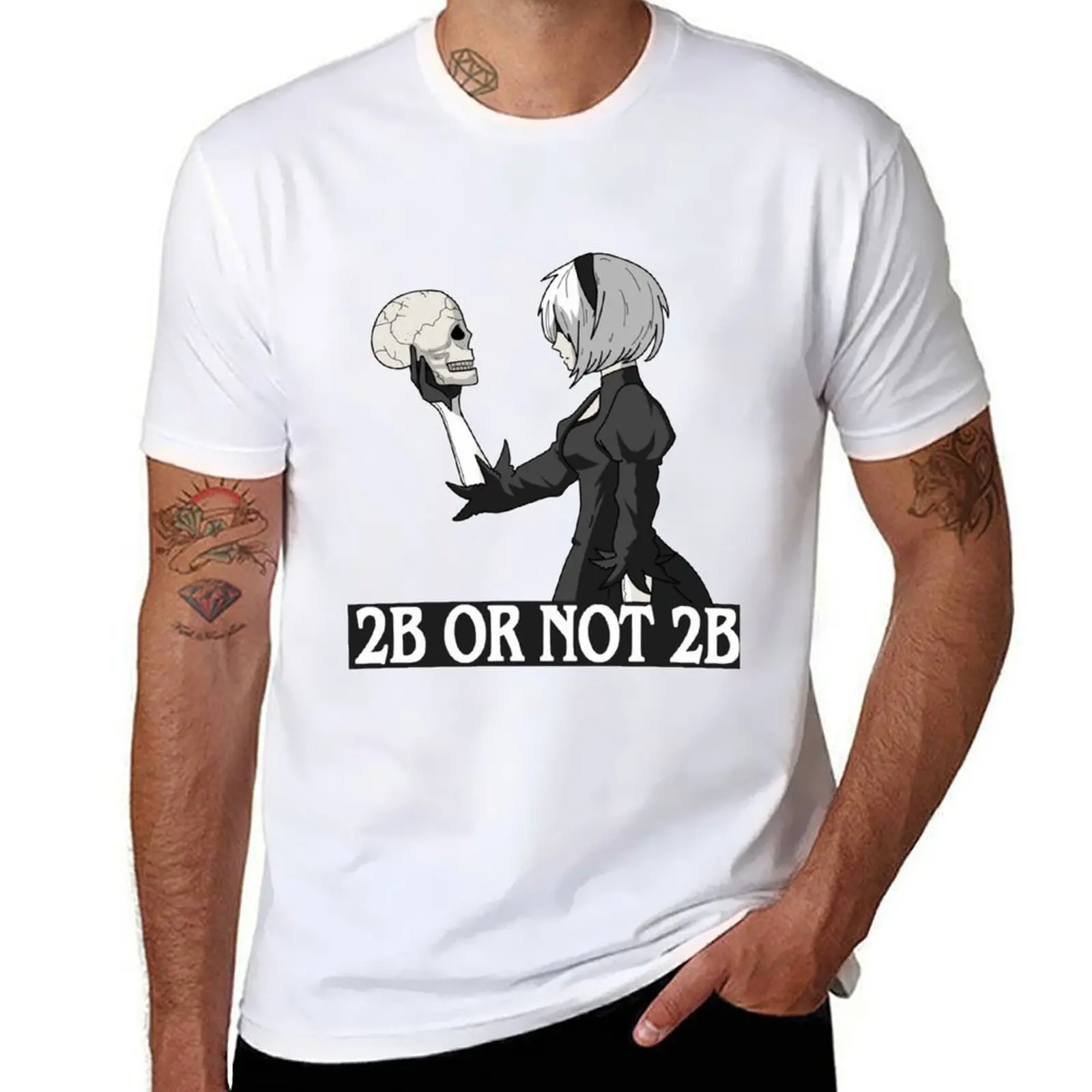

2B or not 2B Classic T-Shirt cotton t shirts man 100% graphic t shirts for man T-Shirt