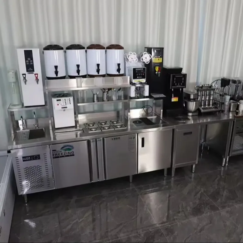 Essential Equipment for Bars and Workspaces Hot New Stainless Steel Snack Machine for Water Bar Milk Tea Other Beverages