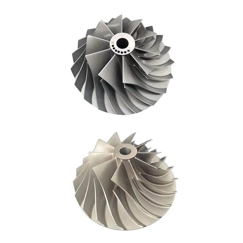 Turbocharger Parts Custom Pump Cnc Milling Nickel Impeller Oem Cnc Machining Turbine Wheel
