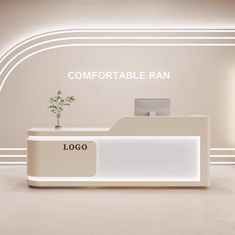 ^Minimalist Modern Reception Desks Unique Hotel Organizers Welcome Reception Desks Luxury Shop Comptoire Accueil Office Furnitur