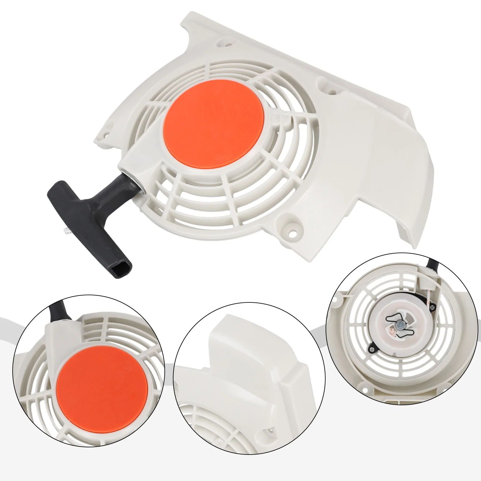 

1PC Recoil Starter Assembly Recoil Starter Kit Replacement 4128-080-2101 For-STIHL FS400 FS450 FS480 SP400 Garden Power Tools