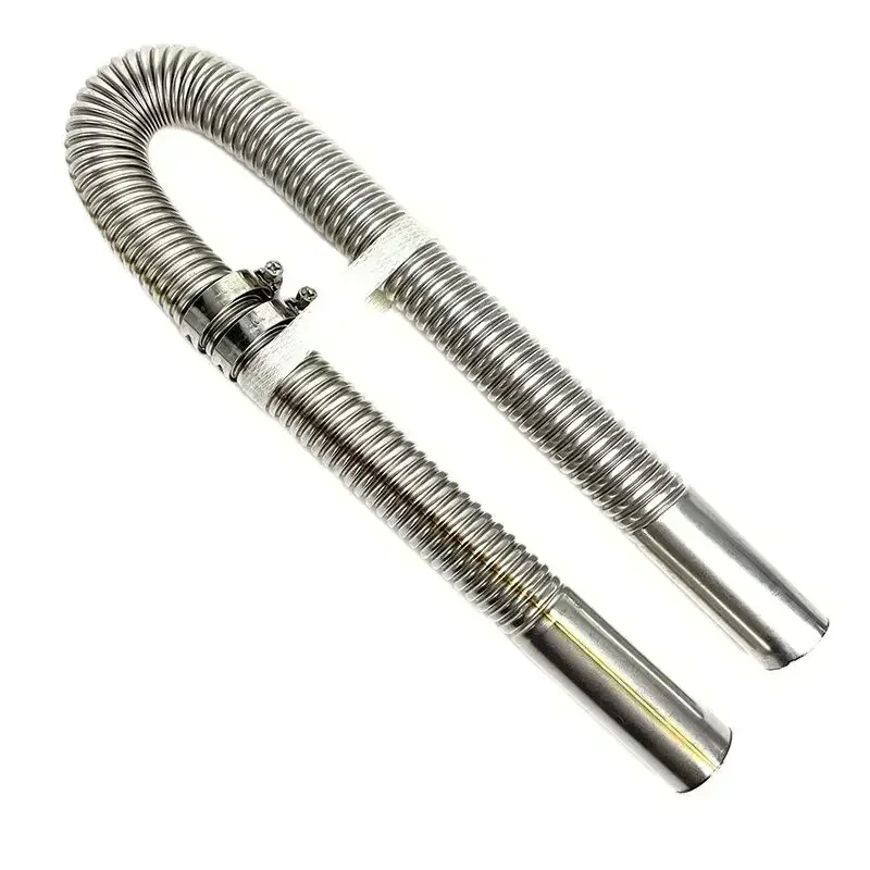 NEW 60cm/300cm Air Diesel Parking Heater Stainless Steel Exhaust Pipe Tube Gas Vent Hose Car Truck VAN With view 5