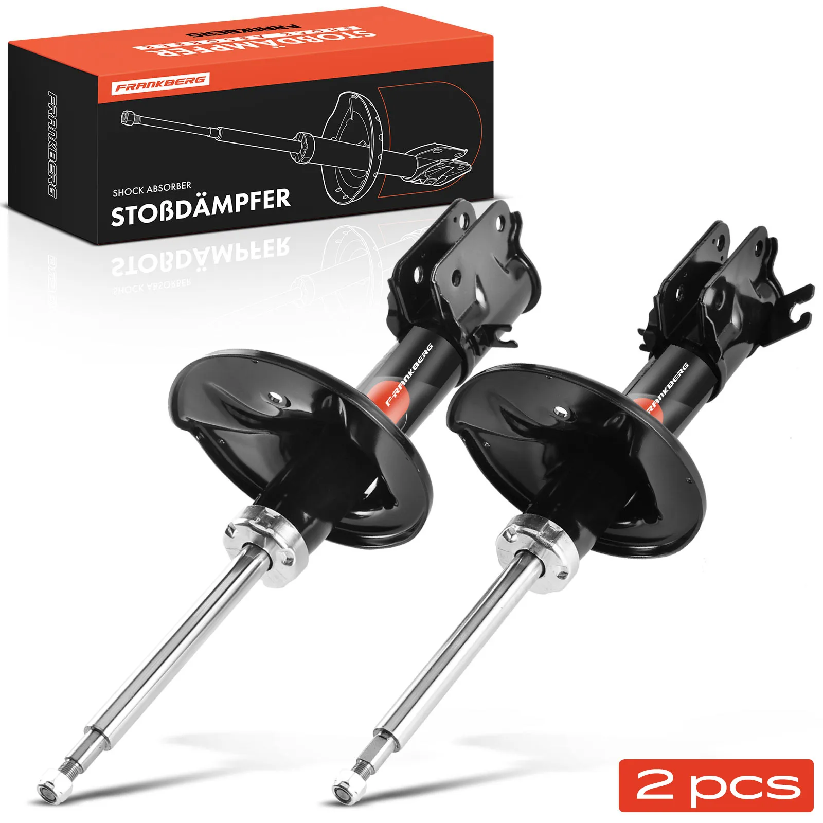 Frankberg 2x Stoßdämpfer Vorderachse für Hyundai Trajet FO 2.0L 2.7L 2000-2008 5208C7 333776 312149 546503A000 546603A200