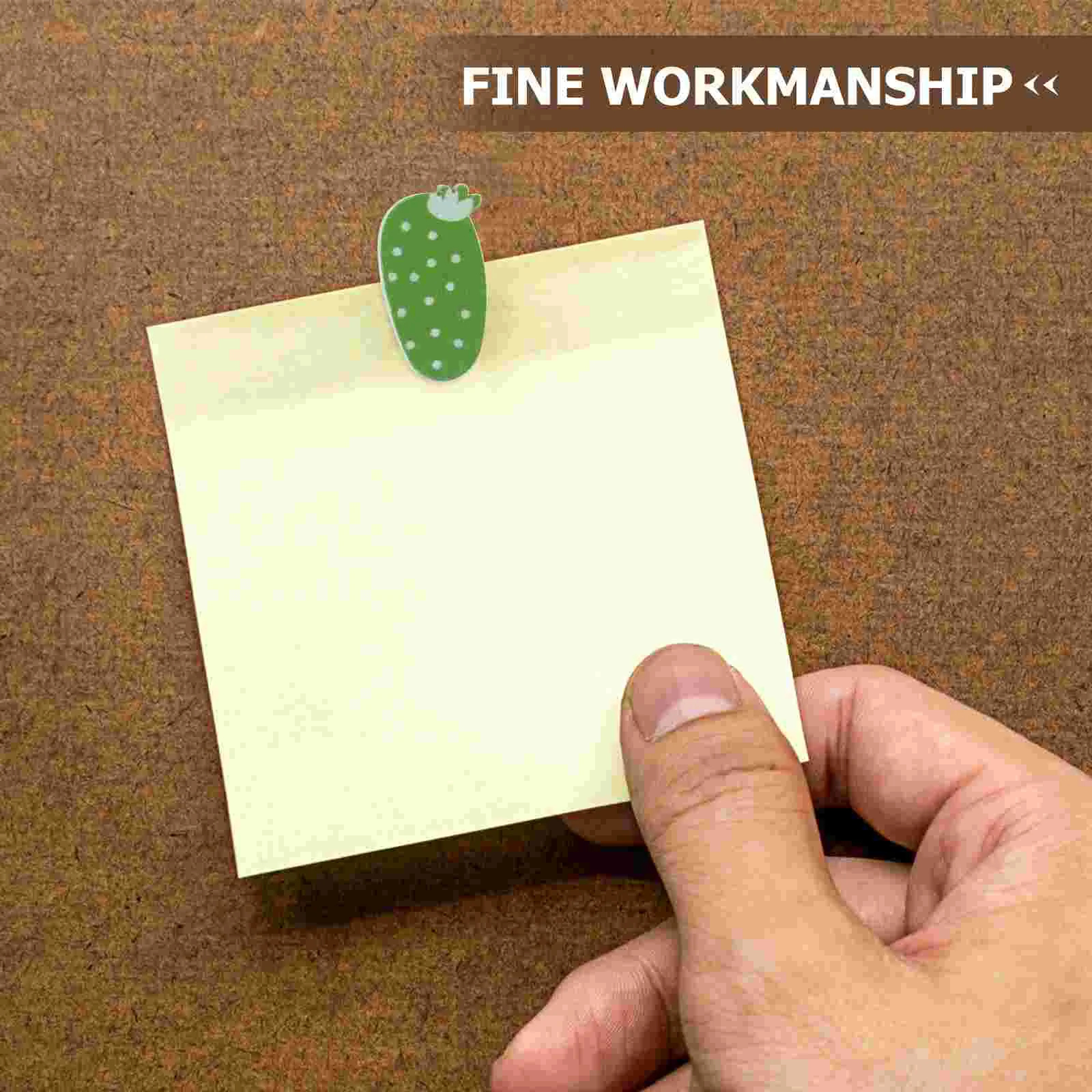 Cactus Pushpin Bulletin Board Pins Nickel Plated Wood Thumb Tacks For Cork Office Decorative