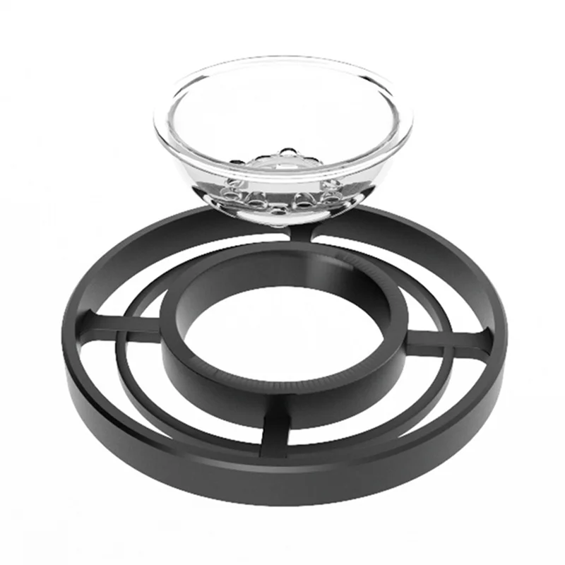 A05G-커피 드리퍼 필터 홀더 균일하게 드립 필터 게으른 핸드 필터 컵 샤워 브래킷 세트 커피 액세서리