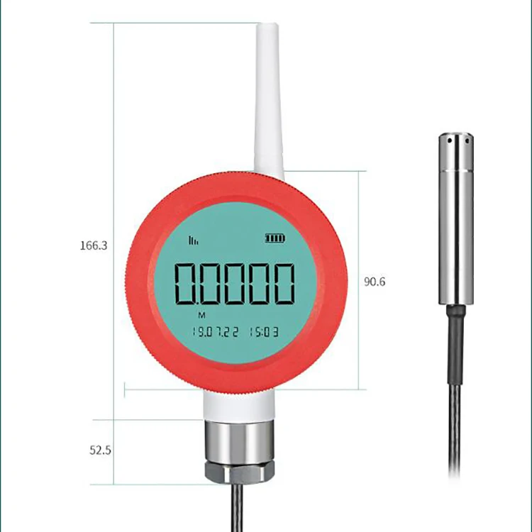 Industrial Grade Wireless Sensor 4G/Lora Hydrostatic Water Tank Liquid Level Meter Transmitter Measurement Applications