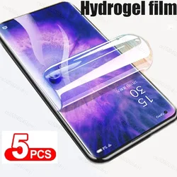 5Pcs Screen Protector for OPPO X6 Por Find X5 X3 Lite X2 Neo Matt HD Full Cover Hydrogel Protective Film