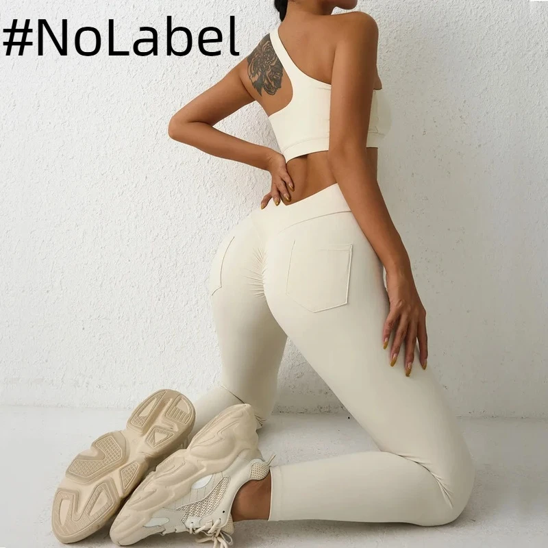 NoneLabelCollection-Legging de yoga taille haute pour femme, pantalon de sport, legging de gym, pantalon de fitness, lifting des hanches, vêtements d'entraînement, vêtements actifs