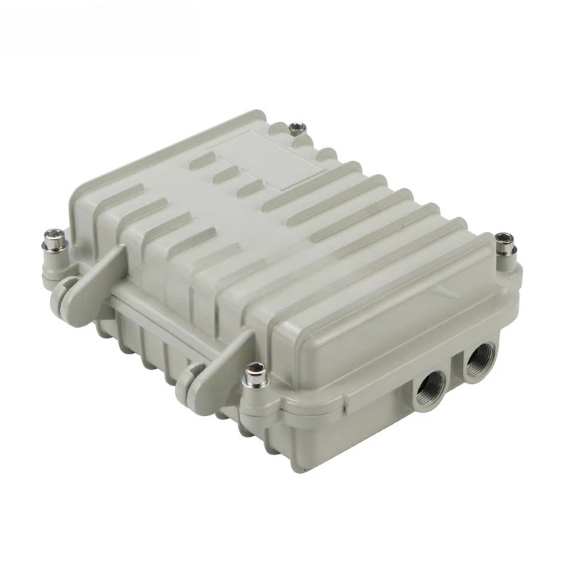 

02A-E white plastic with curved angle 160 * 110 * 60 outdoor amplifier waterproof box AP bridge die-casting aluminum shell