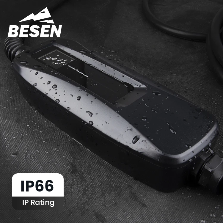 BESEN High power PORTABLE EV CHARGING 8.8kW 32 amp EV CHARGER for Fast Charging