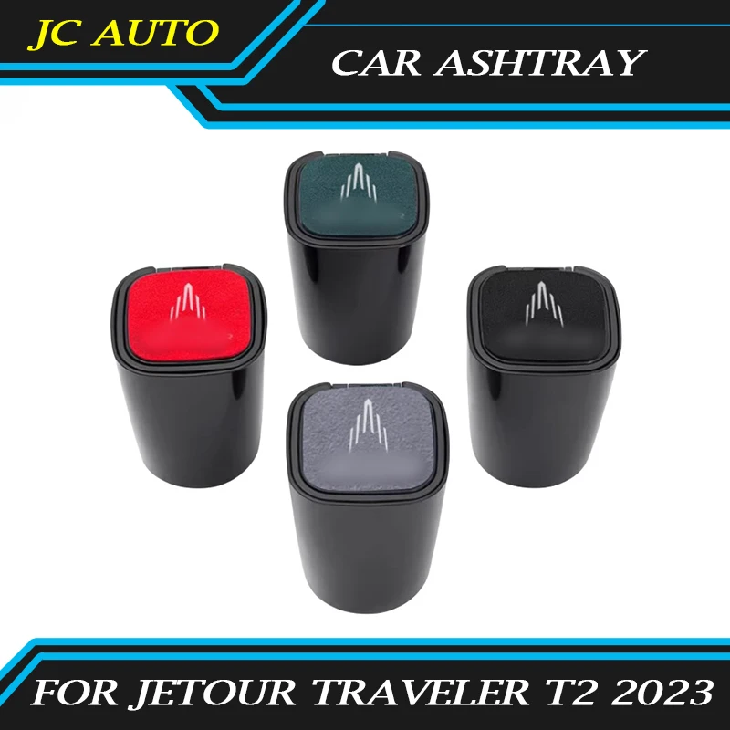 

Fit for JETOUR Traveler T2 2023-2024 Suede Cover Modification with Light Multifunctional Metal Easy To Clean Metal Ashtray