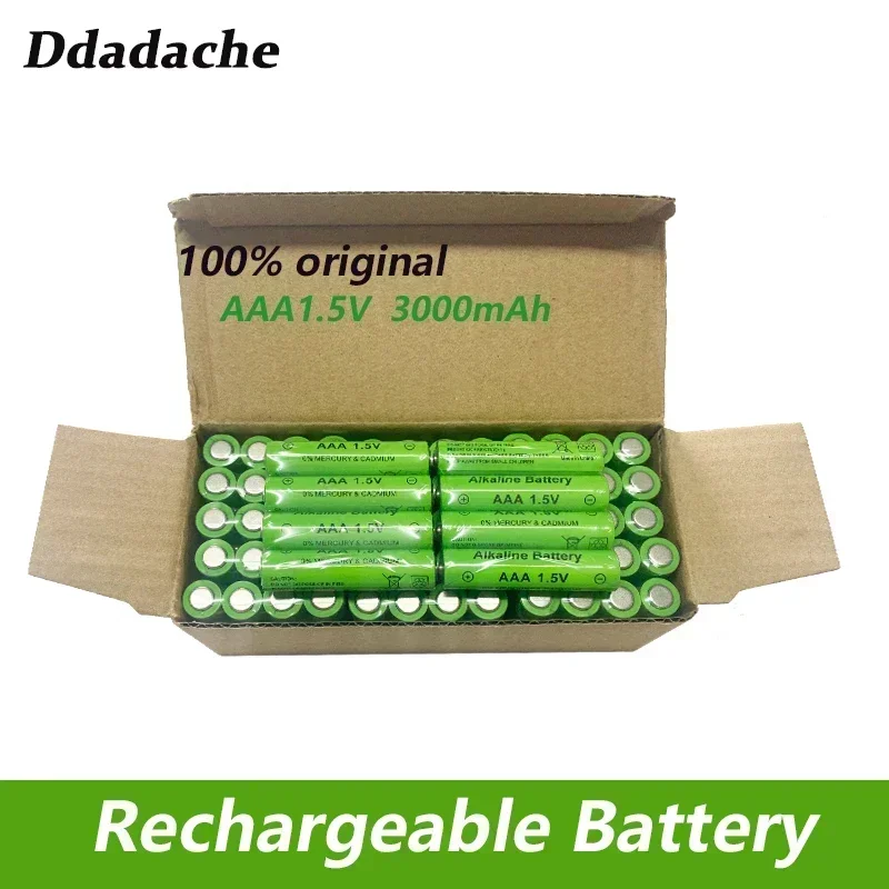 

New 1.5V Rechargeable Battery, AAA1.5V3000mAh, Plus Charger Set Alkaline Technology, Suitable for Remote Control,shaver