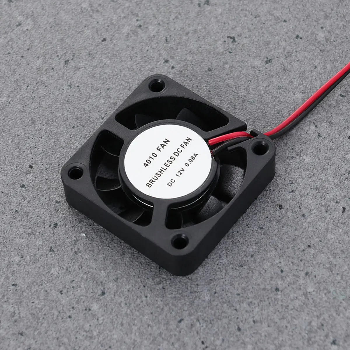 

4Pcs 4010 Dc 12V Brushless Cooling Fan Black 2 Wire for DIY 3D Printer High Performance Cooler Brushless Cooling Fan