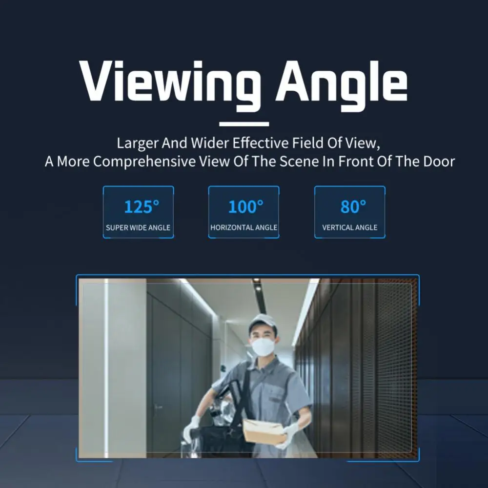 1~8PCS Digital Visual Intercom Tuya Wifi Voice Change Home Security Alarm Camera Infrared Night Vision 480p Monitor