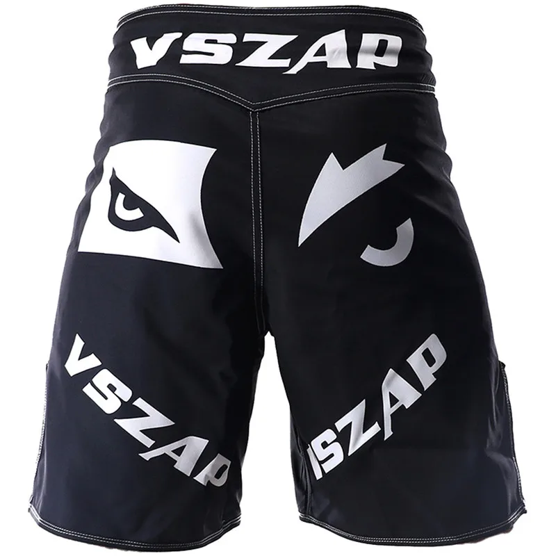 VSZAP-MMA Short Boxeo Shorts, Sports Training and Competition, Tiger Muay Thai Kick Boxing Shorts