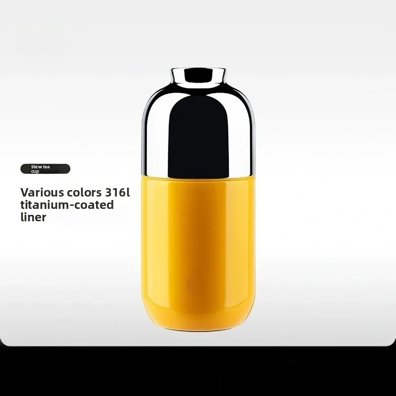 

Портативная изолированная чашка для приготовления чая, чашка для путешествий на открытом воздухе, чашка для пропаривания чая, изолированная чашка для воды