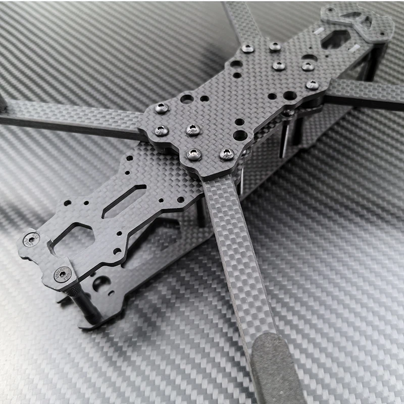 Mark 4 Mark4 V2 7inch 295mm / 8inch 367mm / 9inch 387mm / 10inch 427mm 3K Through Rack HD Drone FPV Carbon Fiber Bracket