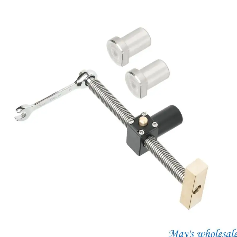 1Set Woodworking Desktop Vise Locking Bar Fixing and Locking Accessories Vise Clip for Woodworking Drilling Cutting 448A
