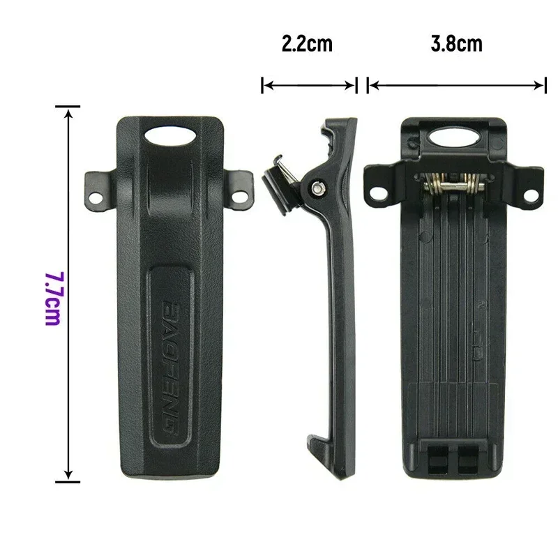 Original BaoFeng Back Pack UV-82 Belt Clip Waist Clip for UV-8D UV-82HP UV-8 5RE Plus 5RA Clamp Radio Walkie Talkie Accessories