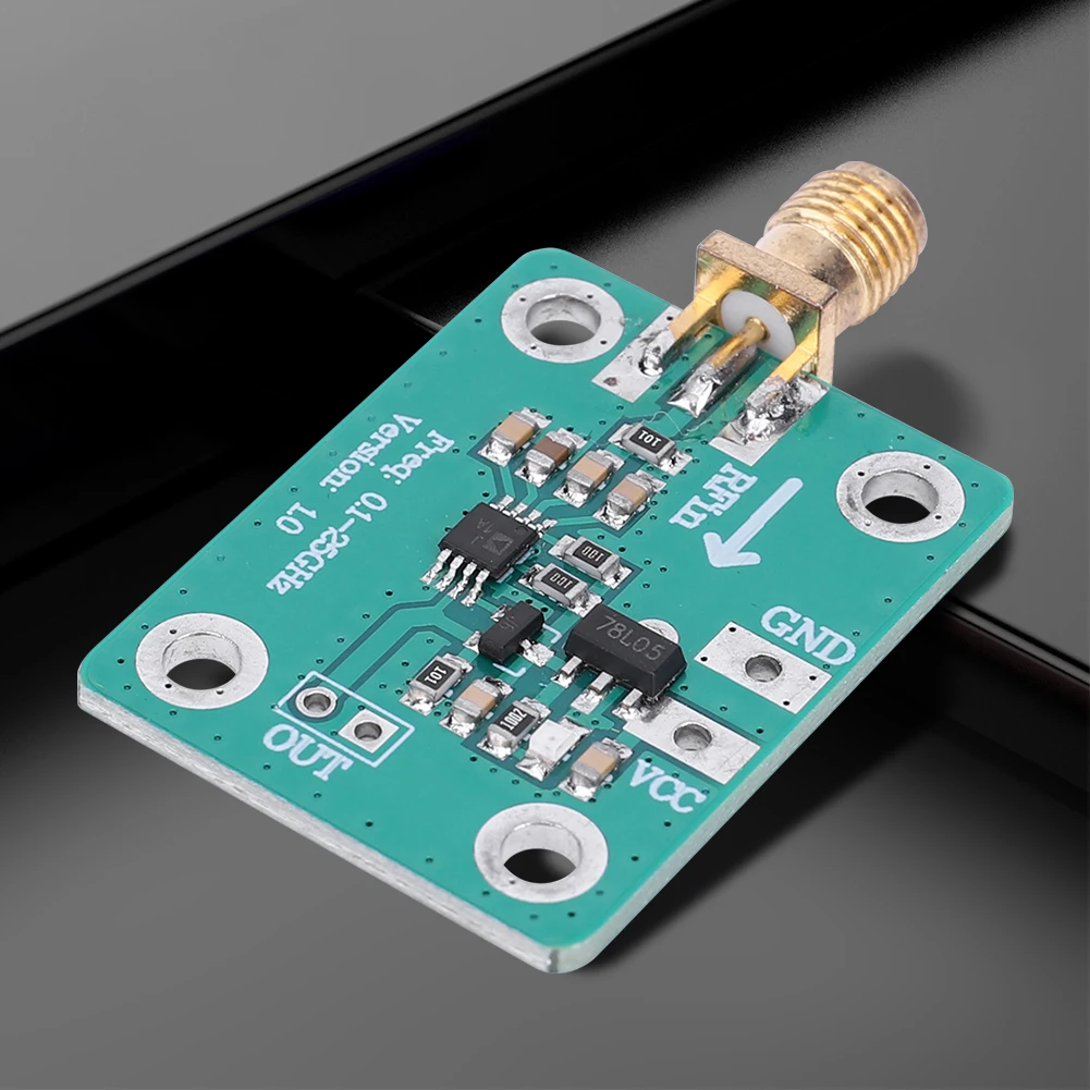 AD8313 무선 주파수 감지 모듈 -72dBm -2dBm 0.1-2.5GHz RF 전력 검출기 7-15V RF 전력 분석기 보드