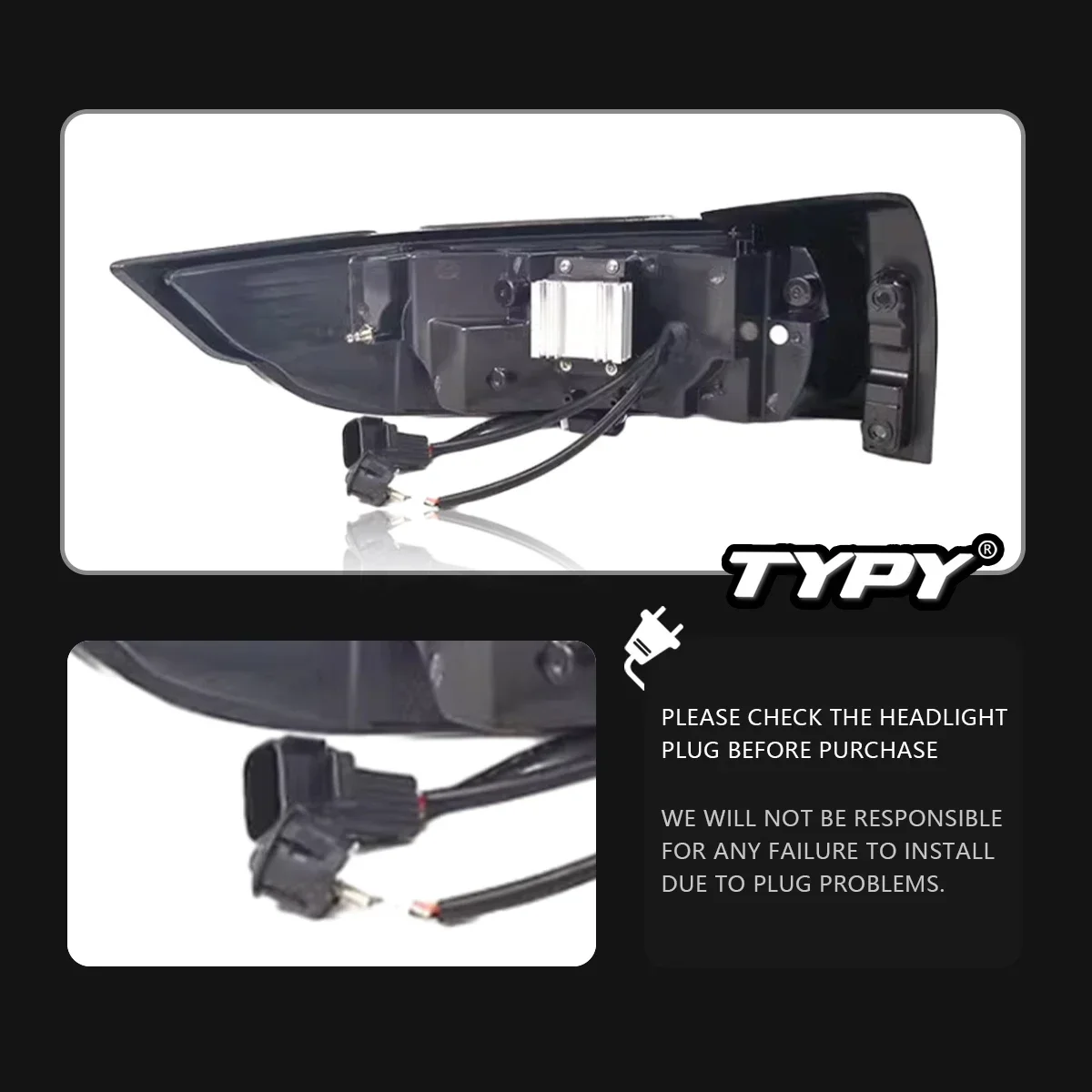

TYPY New LED Tail Lamp Upgrade Modified For Land Rover Range Evoque Taillight 2012-2018Dynamic Signal Tail Lamp Auto Accessories