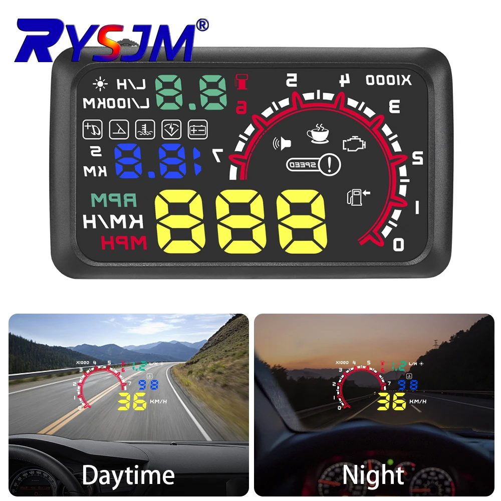 

﻿ Проекционный дисплей W02 для автомобиля: многофункциональный ЖК-прибор с отображением скорости, температуры воды, напряжения и расхода топлива