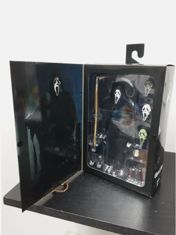 Neca منتج أصلي Scream Ghost Face Killer Ultimate 7 بوصة عمل الشكل MIB أفلام الرعب دمية الهالوين