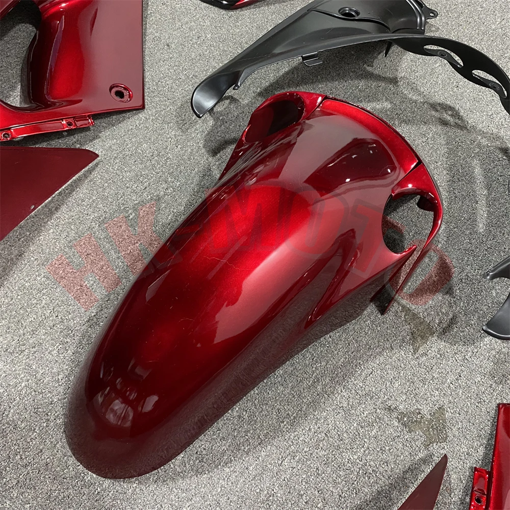 Motorcycle Fairing Kit Fit For ZZR 1100D ZX-11 ZZR1100 1993 1994 1995-2002 Bodywork Set High Quality Abs Injection Candy Red