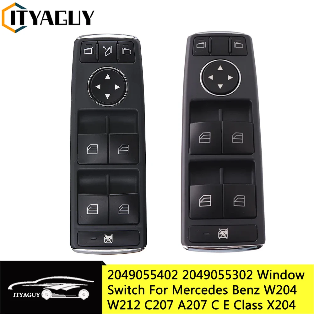 Left Power Window Master Control Switch For Mercedes Benz C200 C260 E260 E300 GLK300 A2049055402 A2049055302 Car Accessories