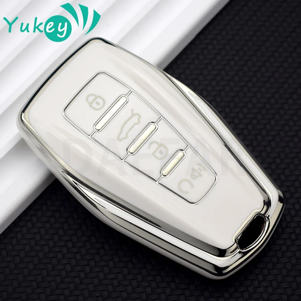 TPU Car Key Case Cover For Geely Key Fob Cover Multicolor for Geely Coolray 2024 X6 Emgrand Global Hawk GX7 Accessories