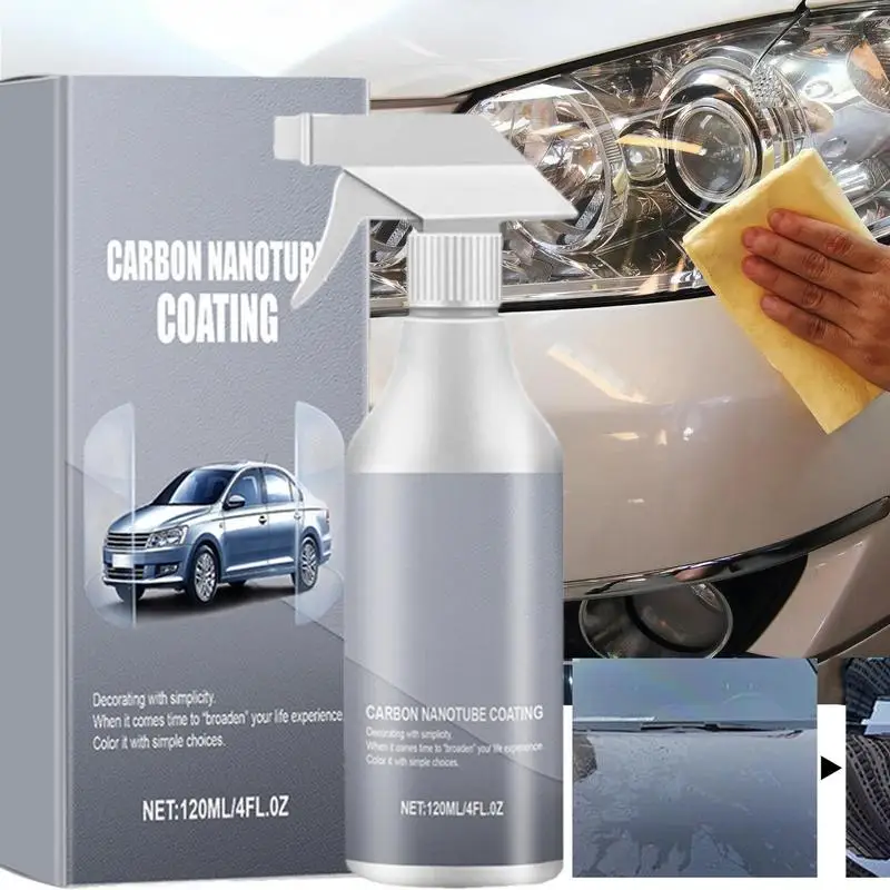 120ml Auto Coating Agent Nano-coating Crystal Plating Liquid For Car Paint Spraying Waterproof Car Scratch Repair Spray