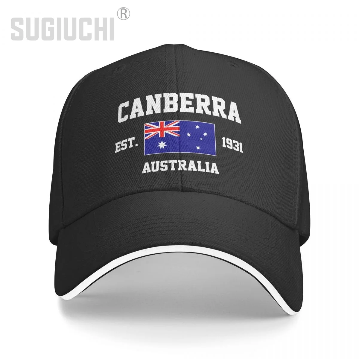 

Бейсболка Australia EST.1931 Canberra Capital Мужчины Женщины Унисекс Хип-Хоп Сэндвич Кепки Snapback Кепка Для Гольфа Рыбалка