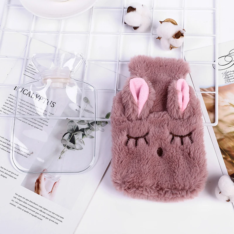 Plush Rabbit Hand Warm Hot Water Bottle Dormitory Belly Warmer Cartoon Hand Warmer Mini Explosion-proof Hot Water Bottle Warmer - Image 2