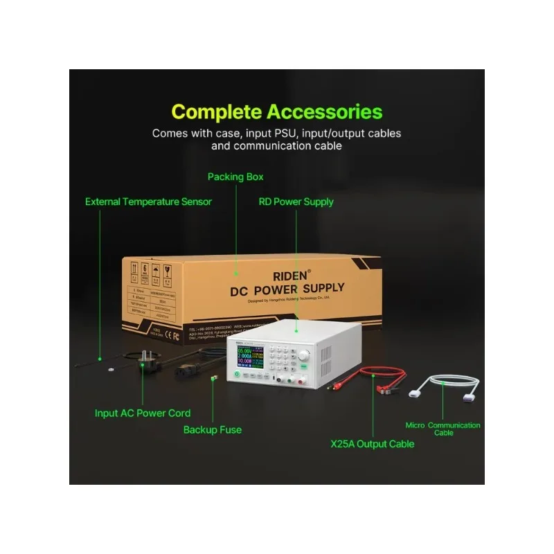 RD RD6006 Set assemblato AC a DC Batteria regolabile Tensione di carica Corrente Banco di controllo digitale Alimentatore variabile 60V 6A