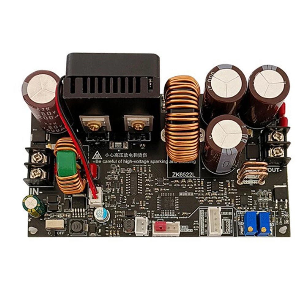 1pc 22A/1400W Step-down DC Adjustable Regulated Power Supply Current Module 130*80*50 Mm Electrical Equipment Supplies