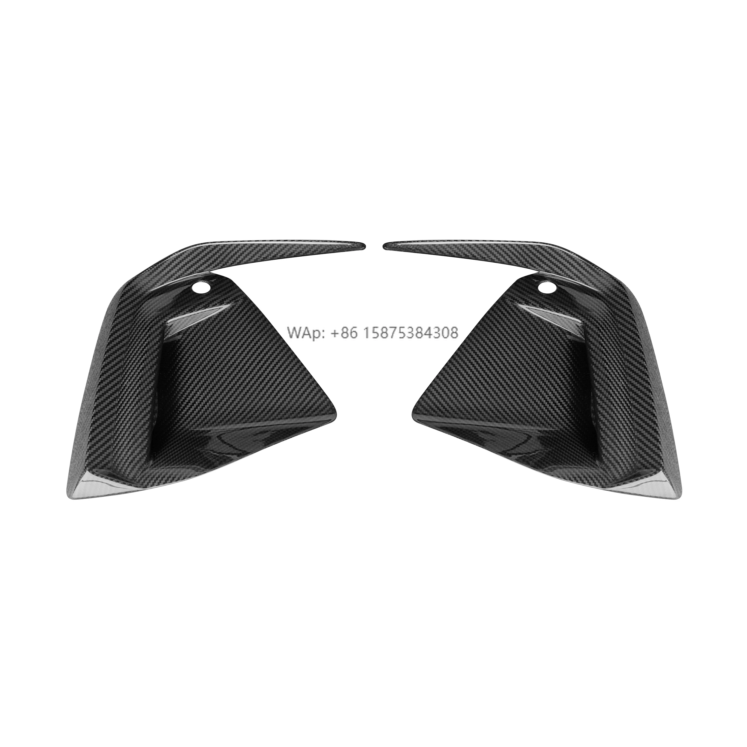 

Dry Carbon Fiber TK Style Front Bumper Front Fender Trims Auto Part for 5 Series G60 4-Door 2024+ G60 Fender Trims