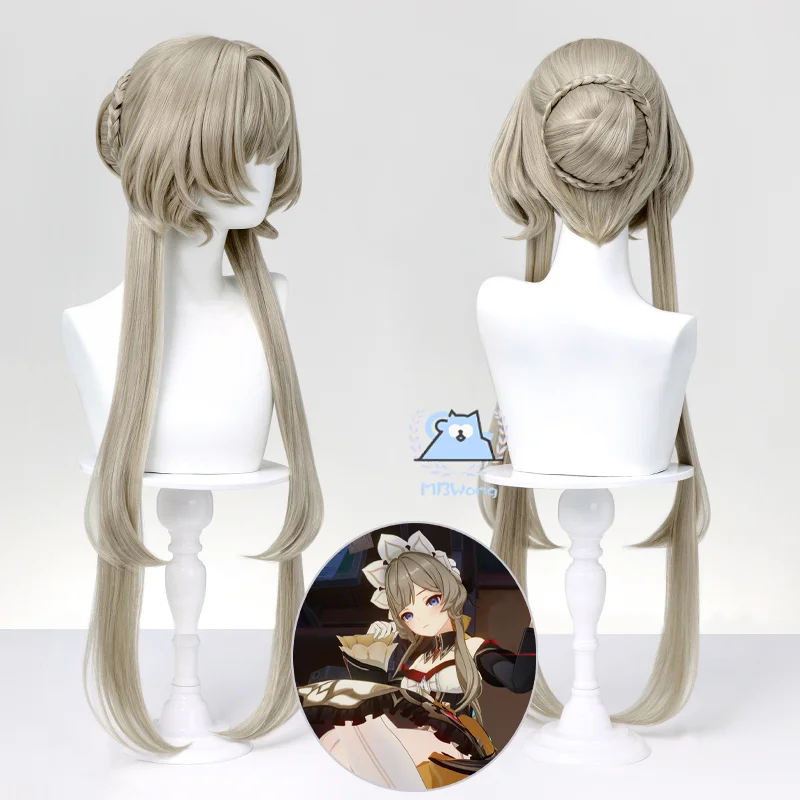 

Игра Genshin Impact, новый парик для косплея Sandrone, марионетка, парик для косплея, кукольные длинные волосы для женщин, вечеринка на Хэллоуин для взрослых