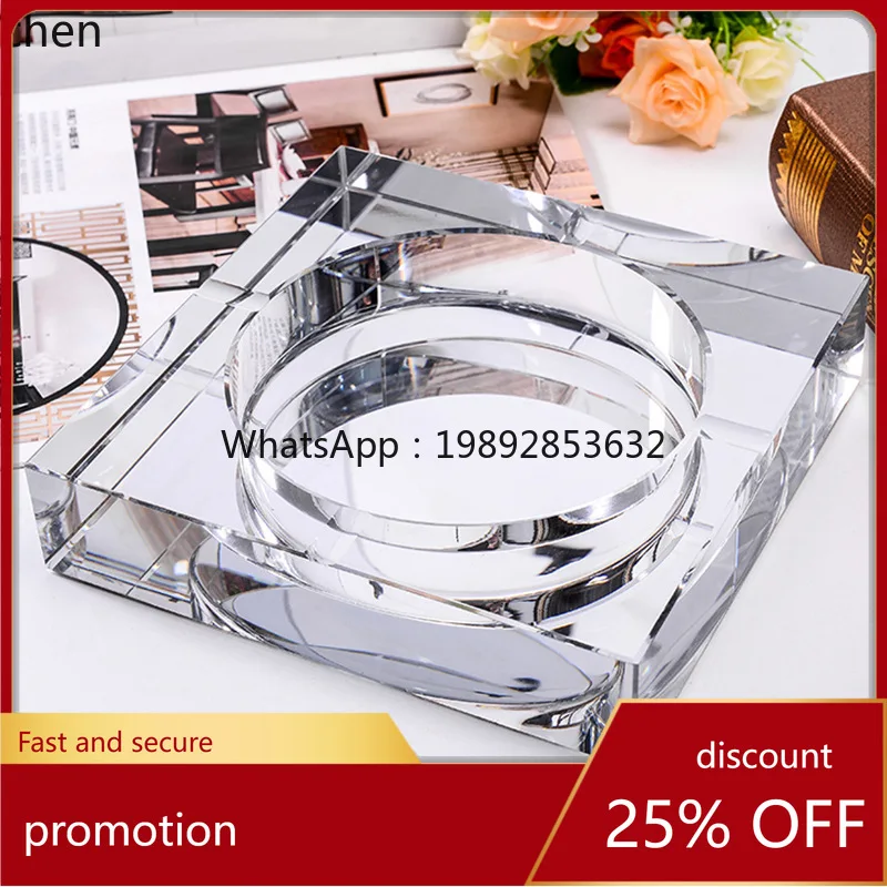 

ZML crystal ashtray high-grade star anise fashion creative personalized gift office company hotel ornament