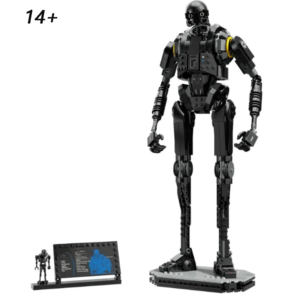 

845Pcs Security Robot 75434 Building Block Sets Creative Assembly Bricks Toy For Kid Adult Friends Christmas Gift