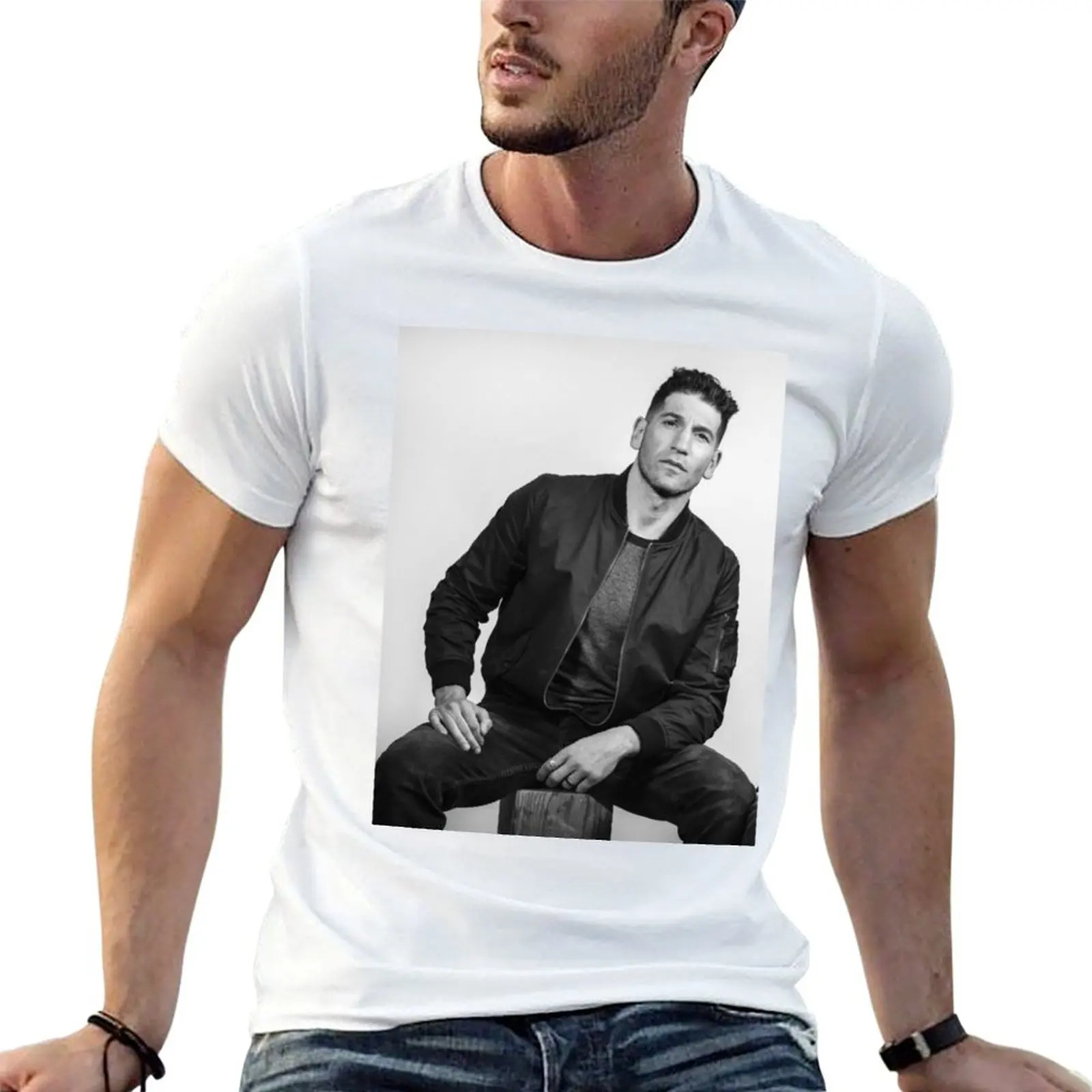 B&W J.BERNTHAL T-Shirt new edition oversized heavy weight t shirts for men