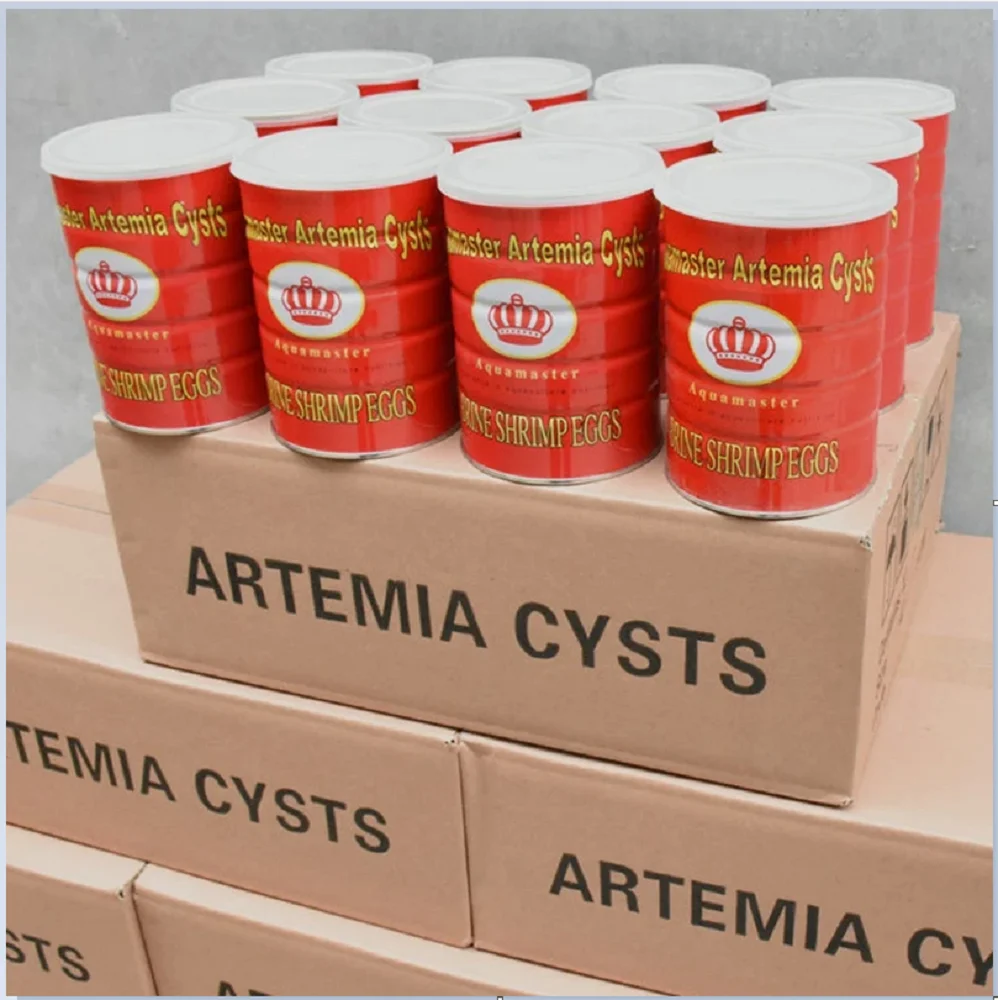 Artemia Cysts Eggs Brine Shrimp Eggs Artemia Hatchable Fish Food for Feeding Baby Fishes Cyst Big Red 425G