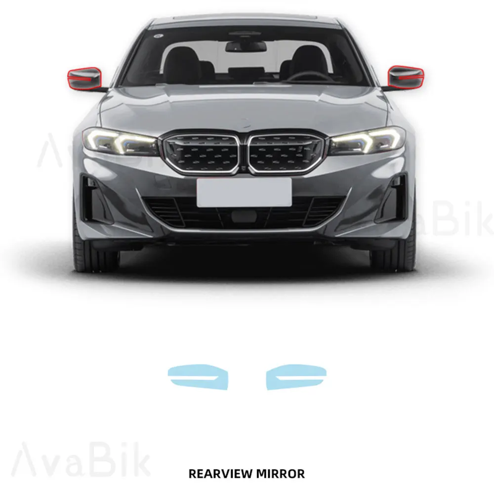 

Для BMW IX3 M Sport 2022-2024 Прозрачная защитная пленка ТПУ PPF Cut Pre Cut автомобильная центральная стойка Защитная пленка для фар 7.5mil