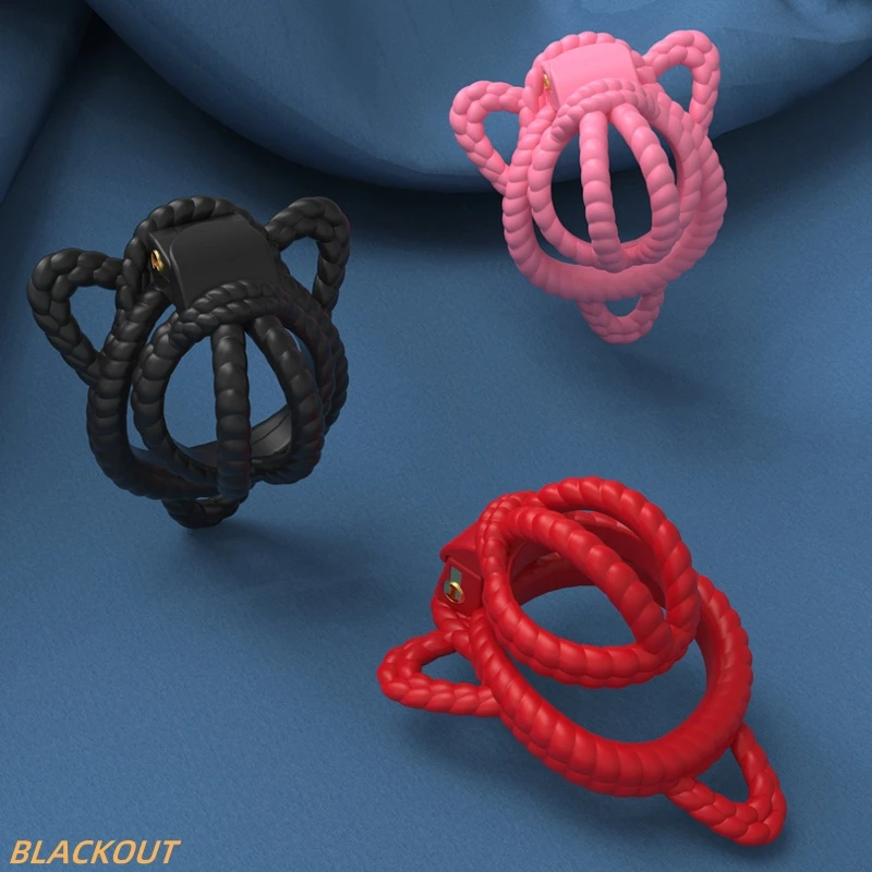 2026 جديد ذكر العفة جهاز حبل القنب نمط تصميم تنفس قفص القضيب عبودية القضيب الدائري الوثن الكبار الجنس لعب A650A651